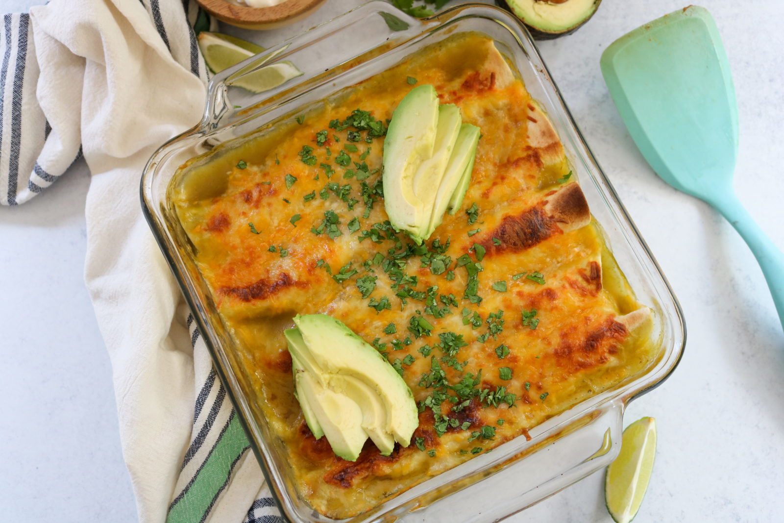 Easy Weeknight Green Chile Enchiladas Healthy Mama Kris   IMG 7530 1600x1067 