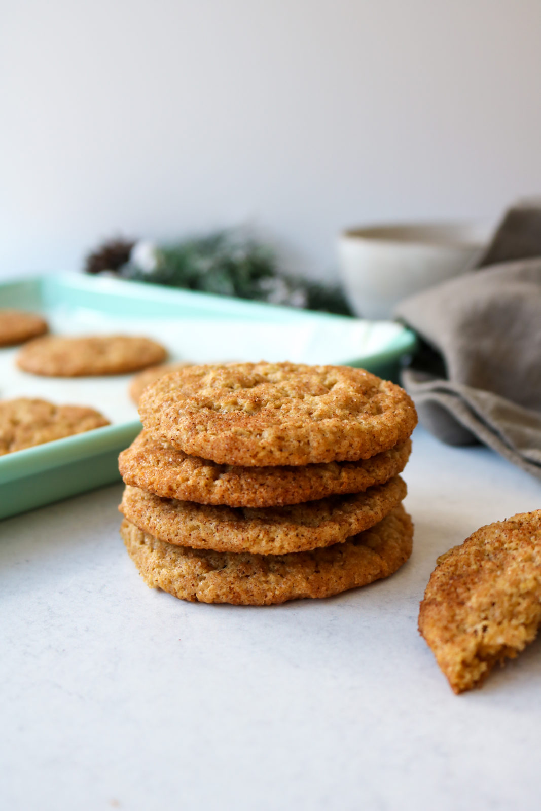 Chewy Oat Flour Snickerdoodles Healthy Mama Kris