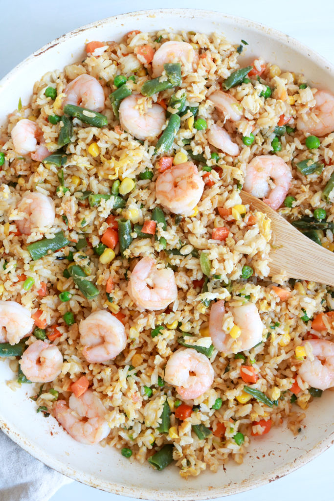 Easy Shrimp Fried Rice - Healthy Mama Kris