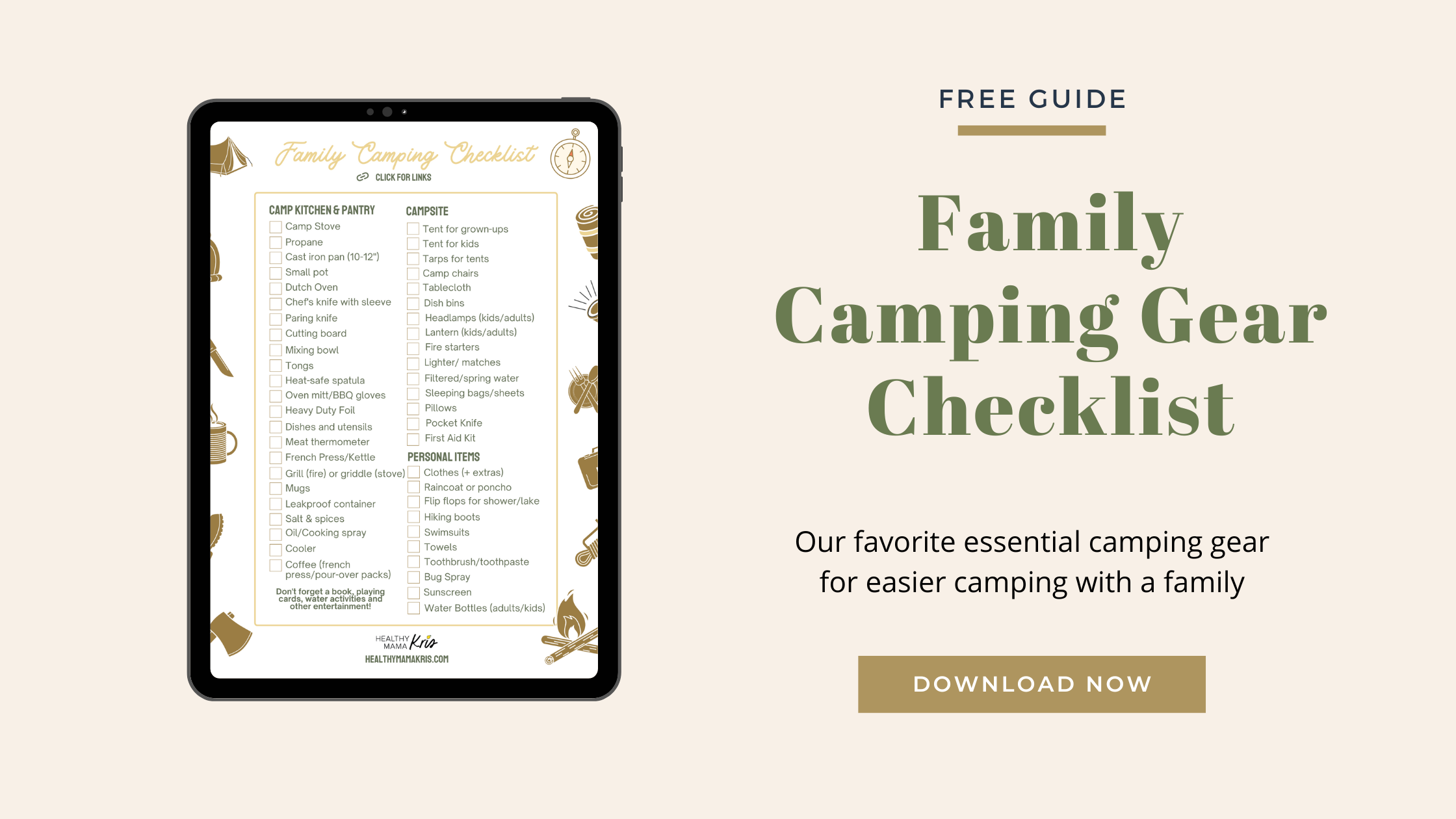 What to Bring Camping: Download our Free Camping Essentials Checklist